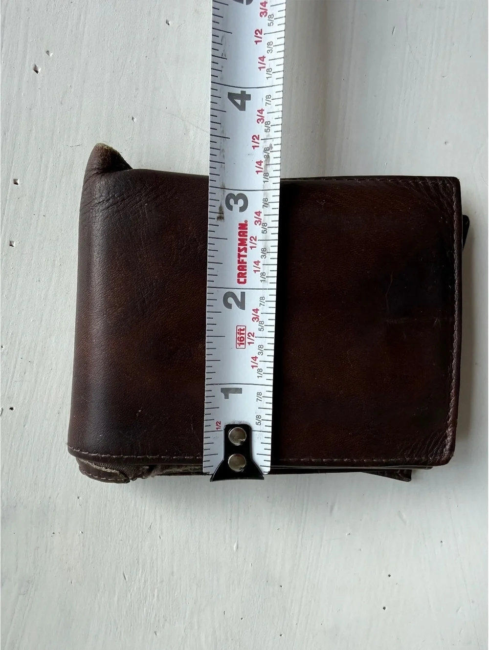 Buxton Genuine Leather Brown Bifold Wallet